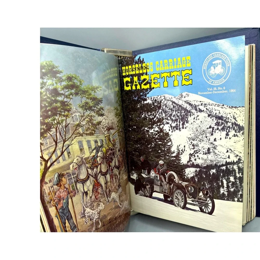 Horseless Carriage Gazette 1964-1965 Magazine Collection 11 Issues Blue Binder-B